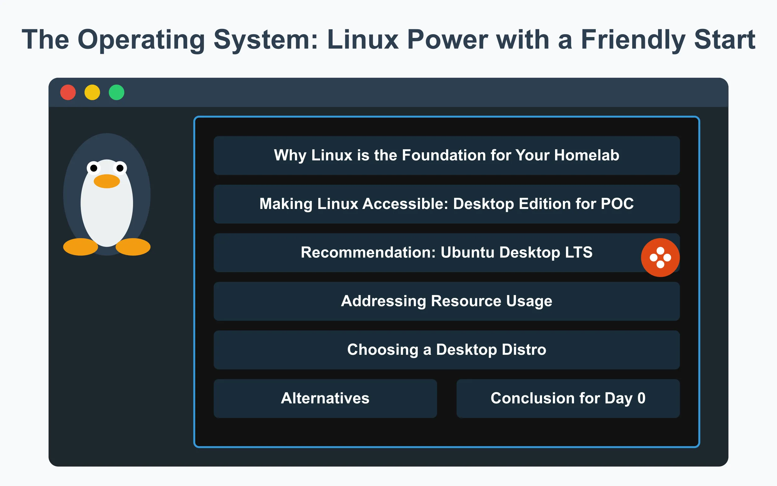 The Operating System: Linux Power with a Friendly Start