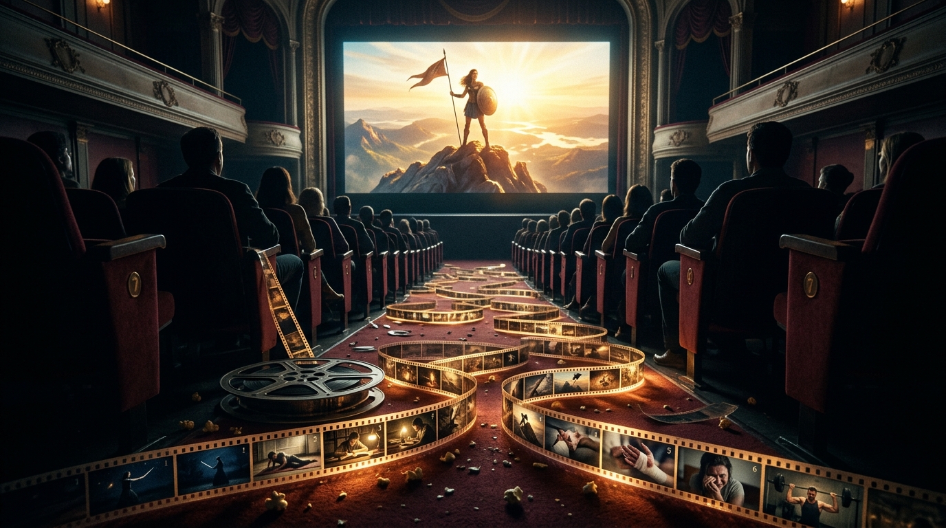 The triumph on screen, and the years of practice left on the cutting room floor