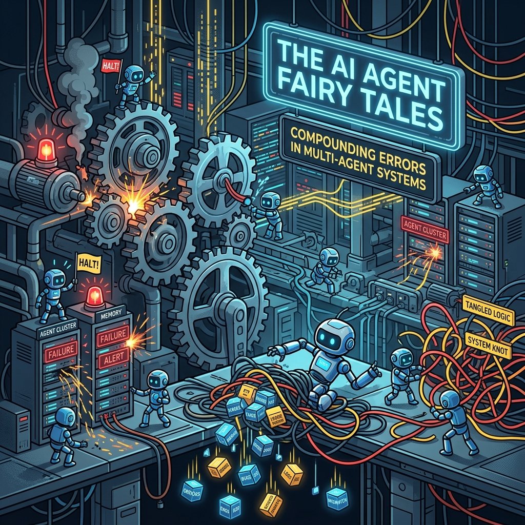 The agent fairy tales — 12, 19, or 6 agents running a business