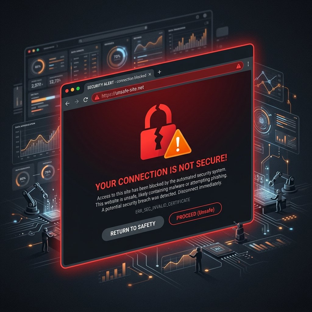 A $400/month agent setup — with an expired SSL certificate