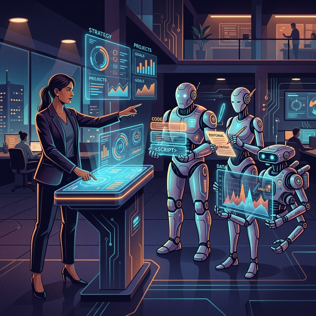 Knowledge workers becoming managers of AIs — management as the must-have skill