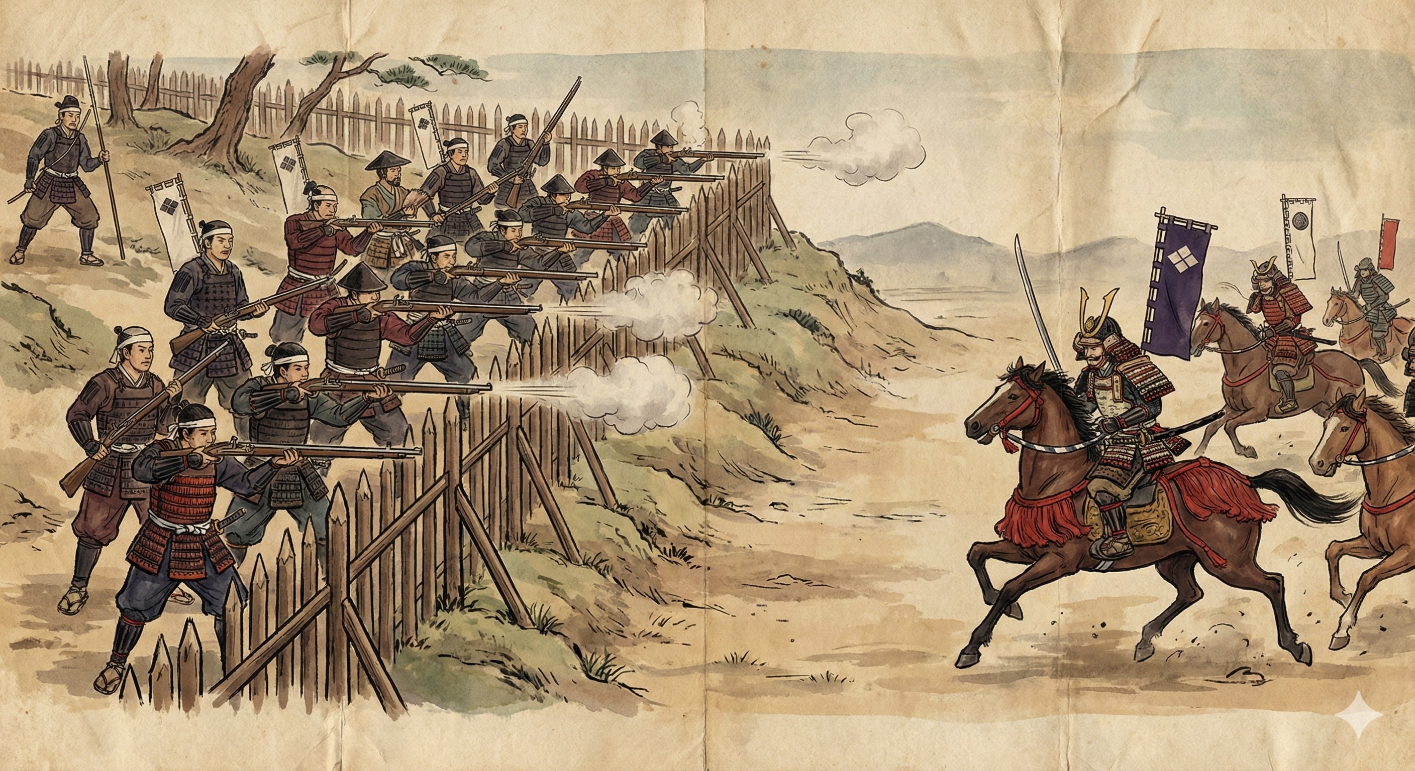 The Battle of Nagashino - The moment that changed warfare forever