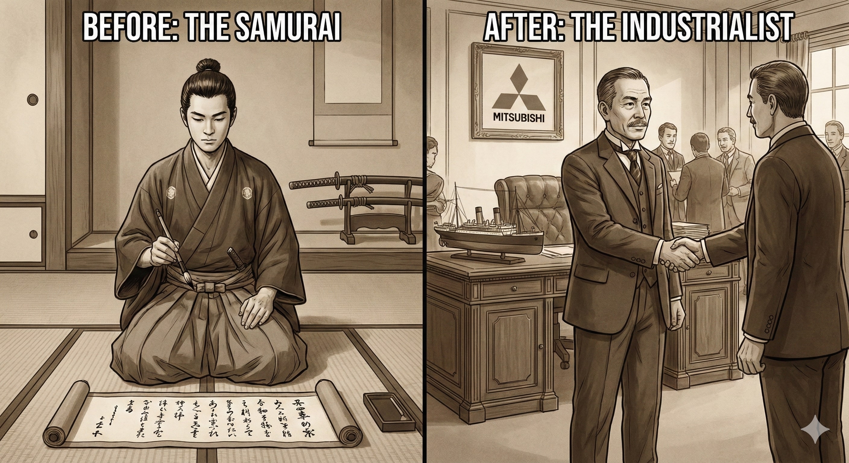 Yataro Iwasaki - From Samurai to Entrepreneur