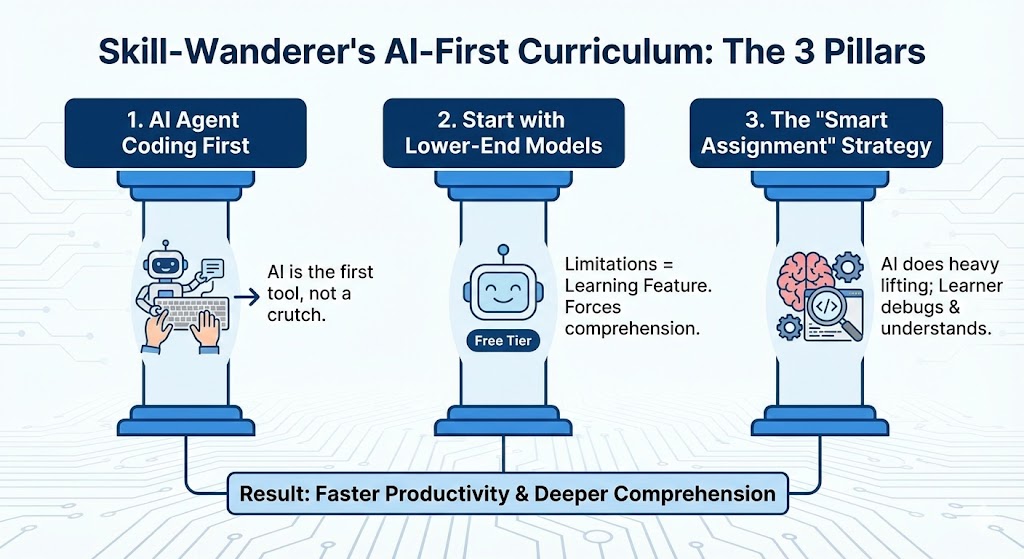 The AI-First Curriculum Pivot — Three Pillars